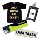 Painata paita, huppari tai muu tuote omalla kuvalla